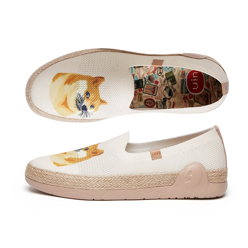 UIN Footwear Women Hi Shiba Inu Marbella II Women Canvas loafers
