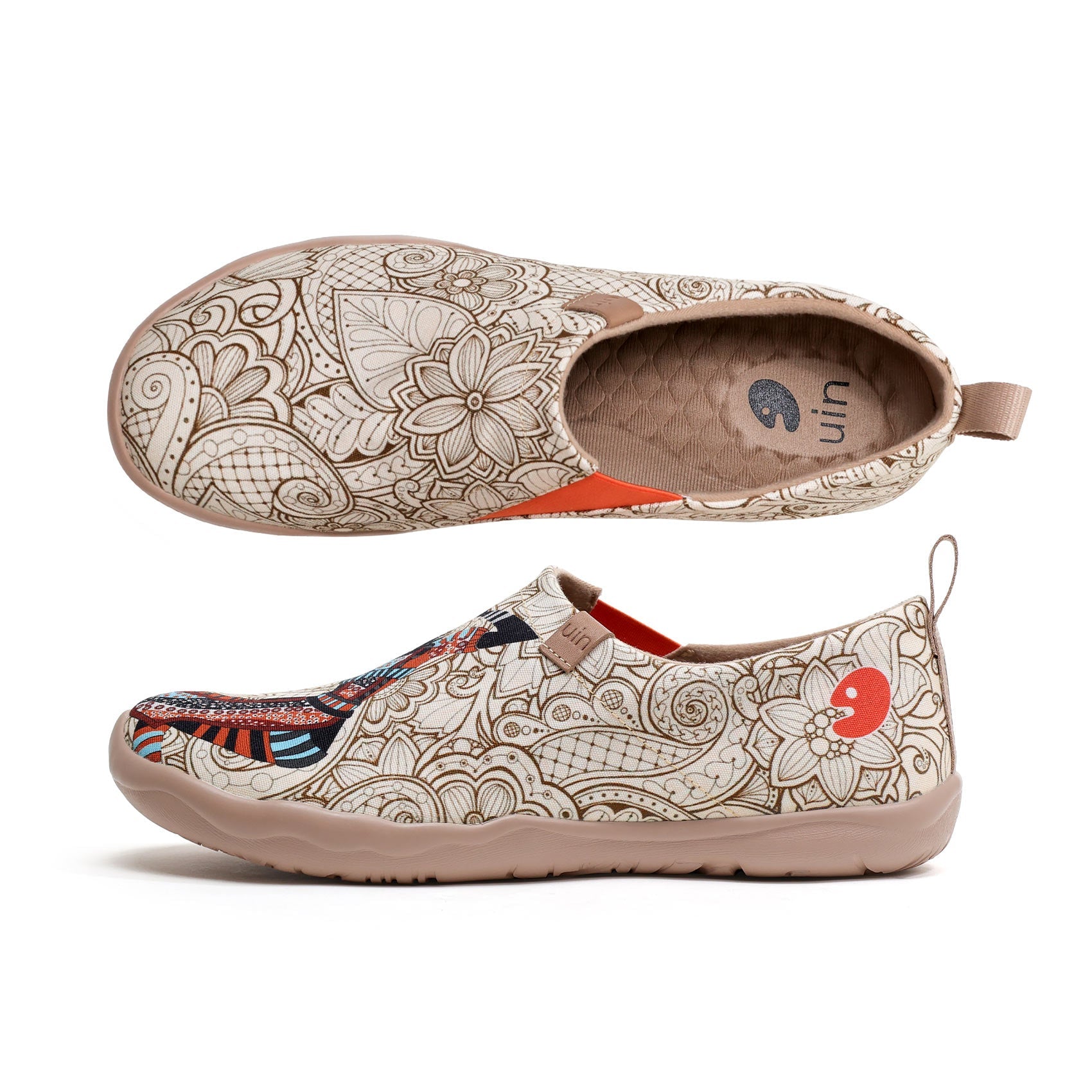 UIN Footwear Women BLACK PEARL Canvas loafers