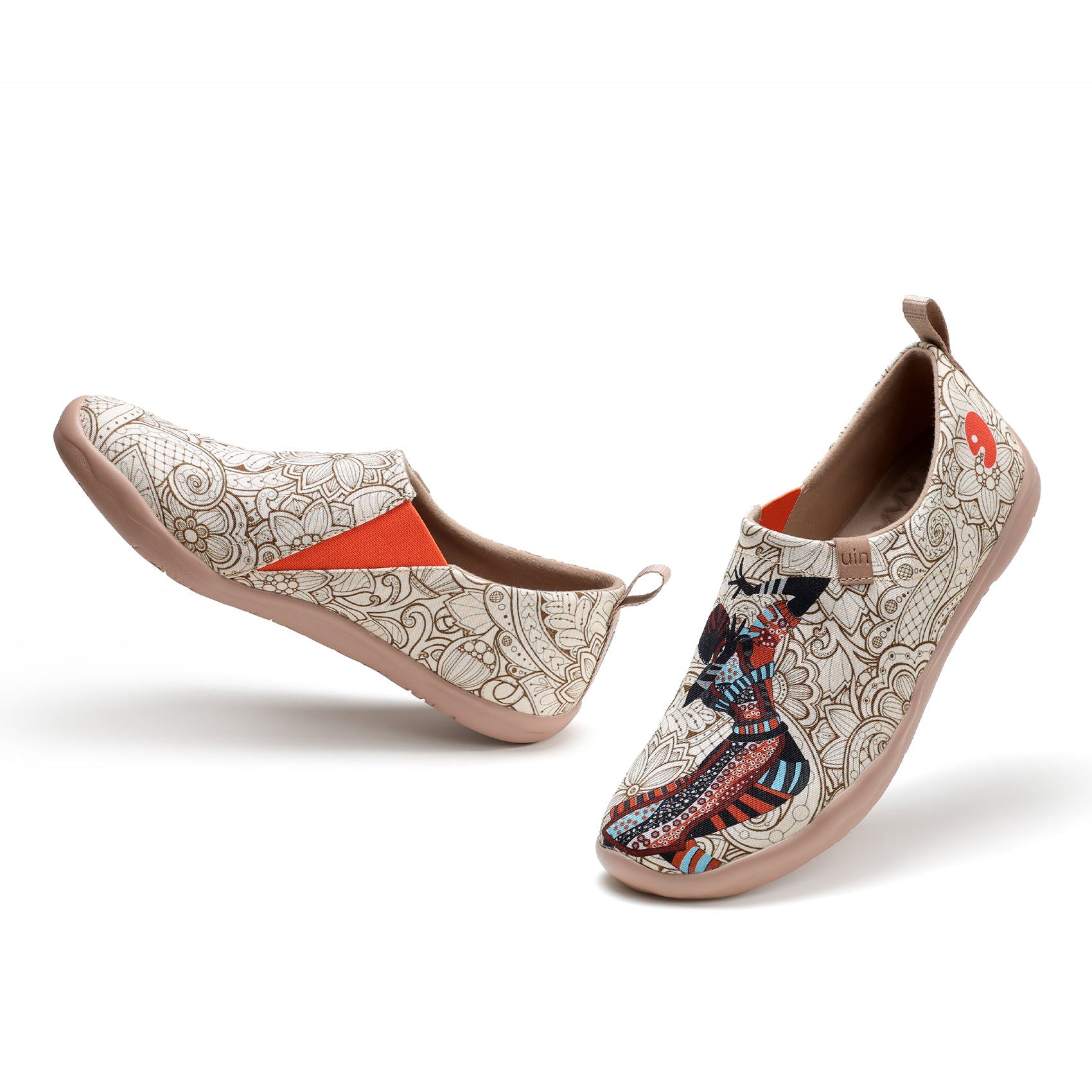 UIN Footwear Women BLACK PEARL Canvas loafers