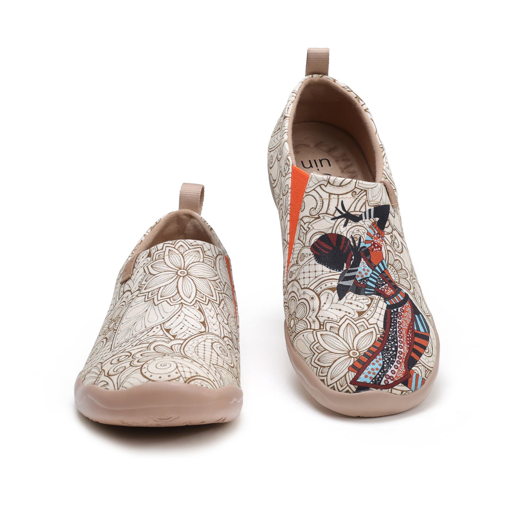 UIN Footwear Women BLACK PEARL Canvas loafers