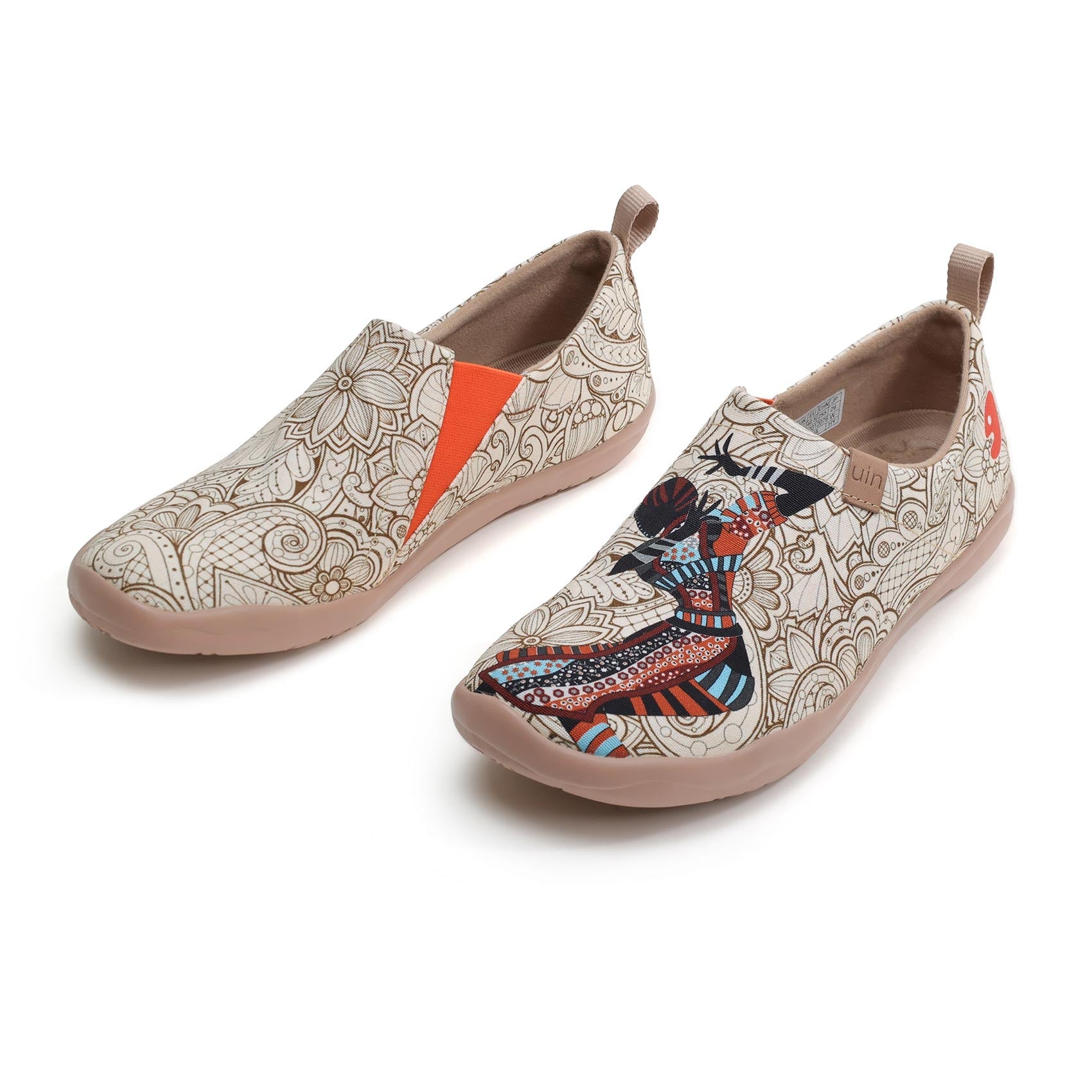 UIN Footwear Women BLACK PEARL Canvas loafers