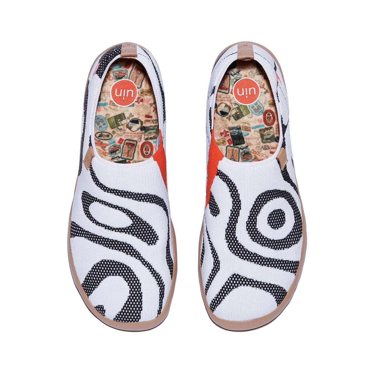 White Tiger Toledo I Men Knitted Travel Shoes | UIN FOOTWEAR  display picture 1