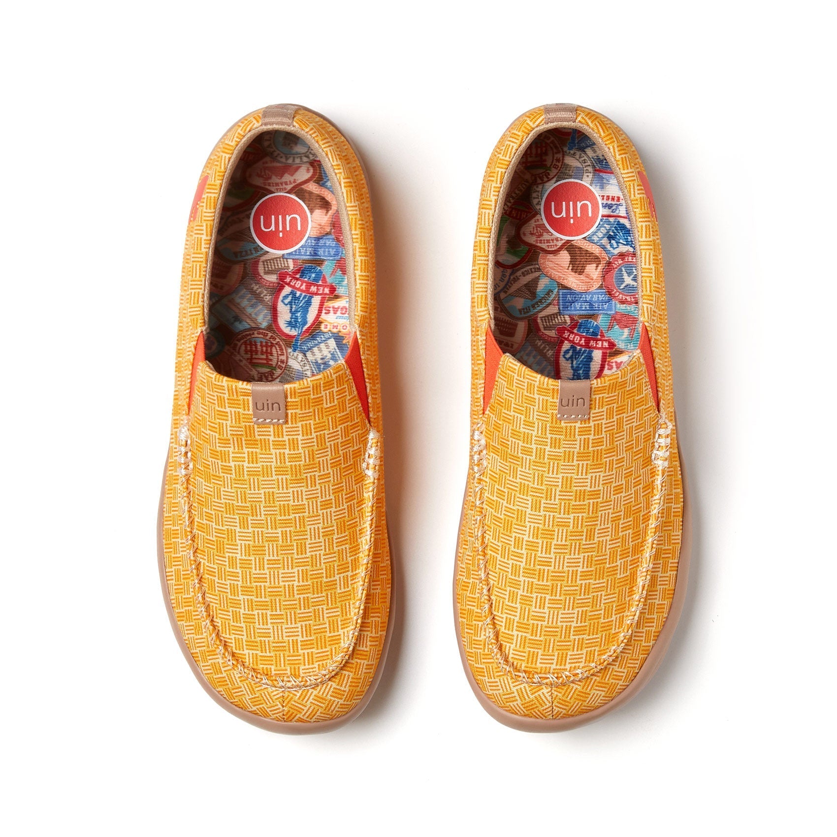 Woven Shadow Yellow Toledo A4 Women