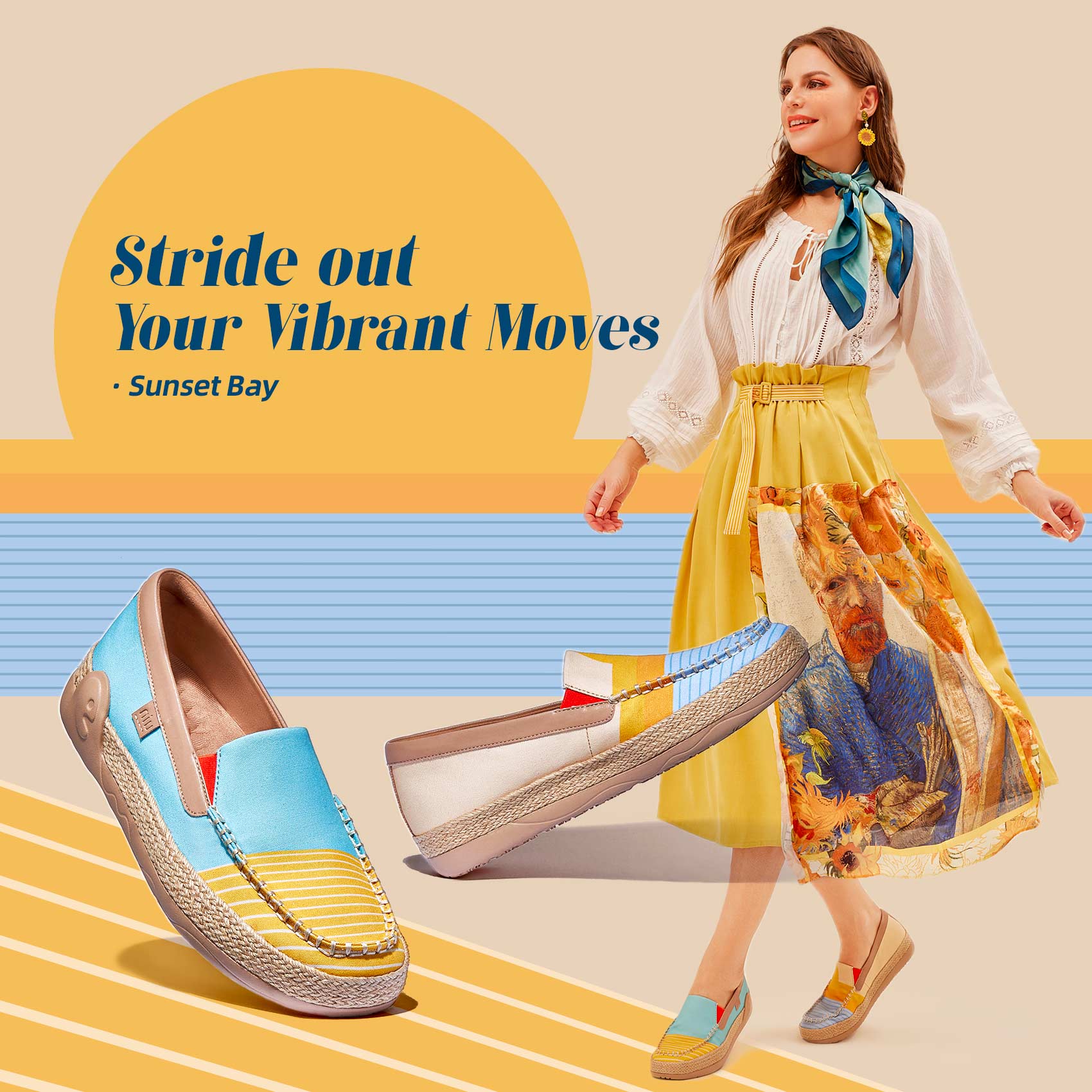 UIN Footwear Women Sunset Bay Marbella V Women Canvas loafers