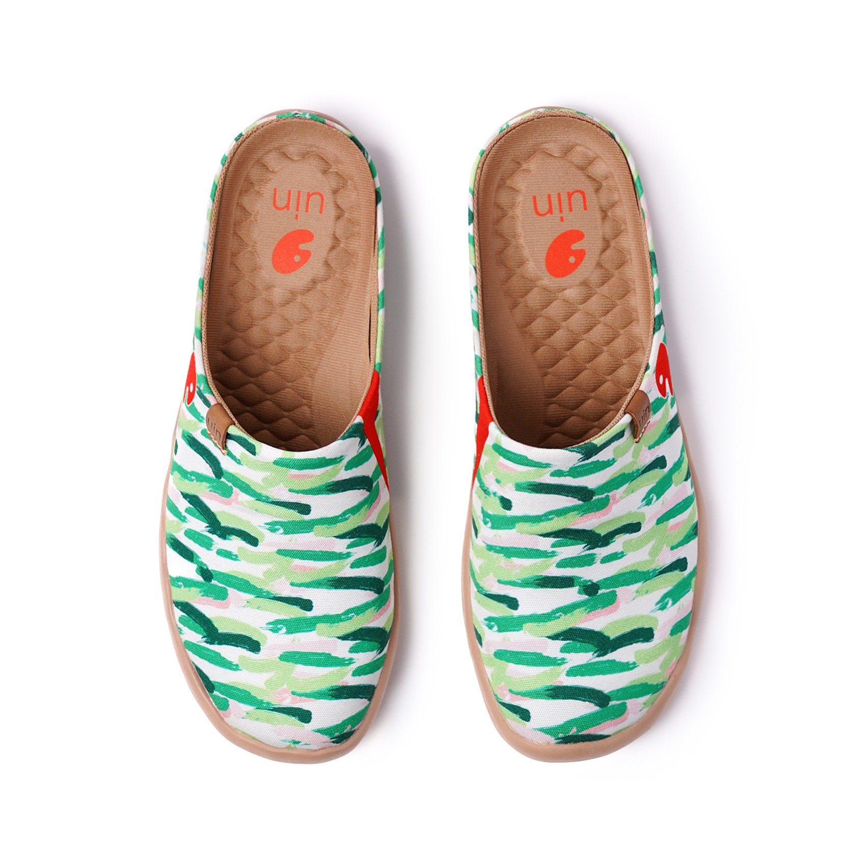 Van Gogh Wheatfield with Cypresses V2 Malaga Slipper Women