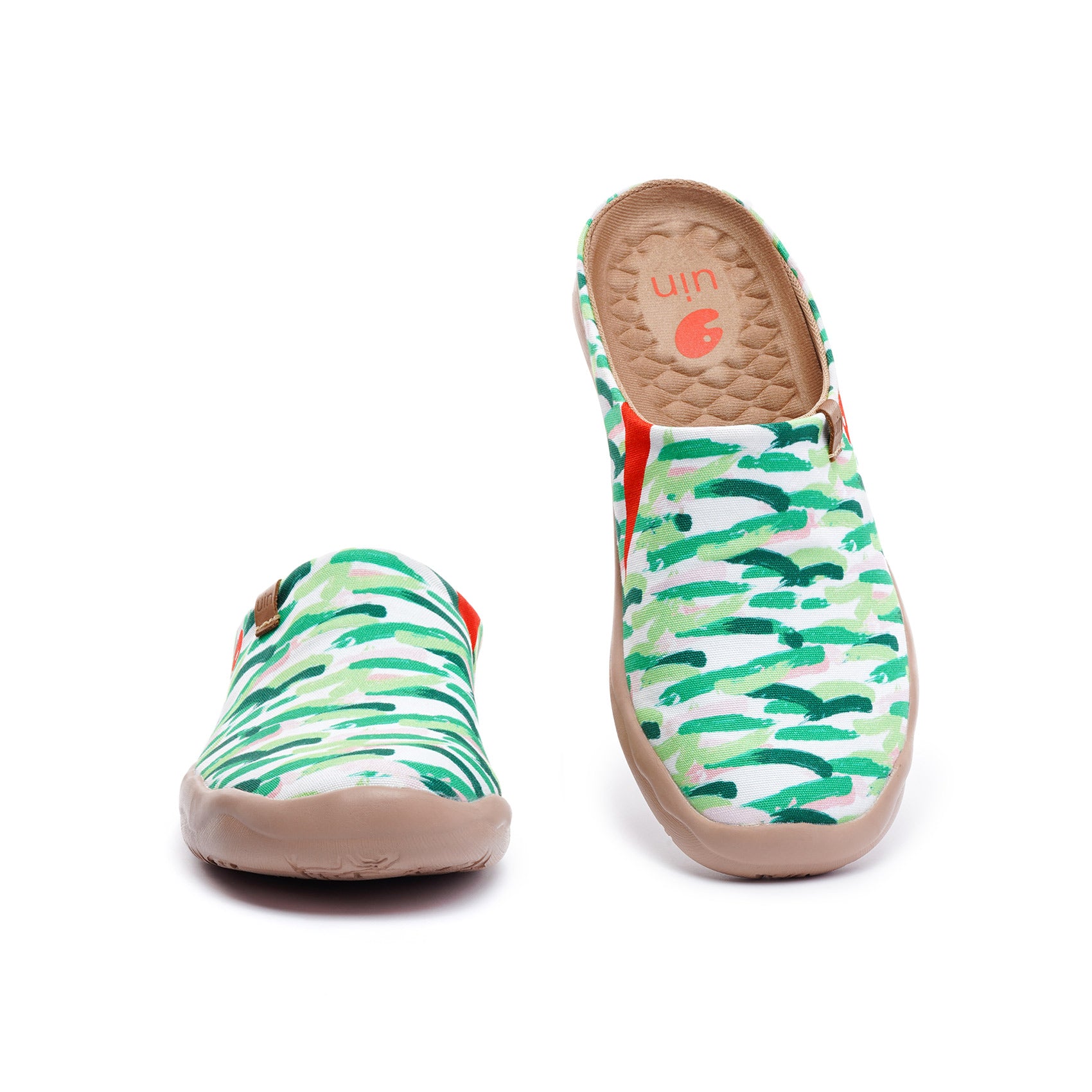 Van Gogh Wheatfield with Cypresses V2 Malaga Slipper Women