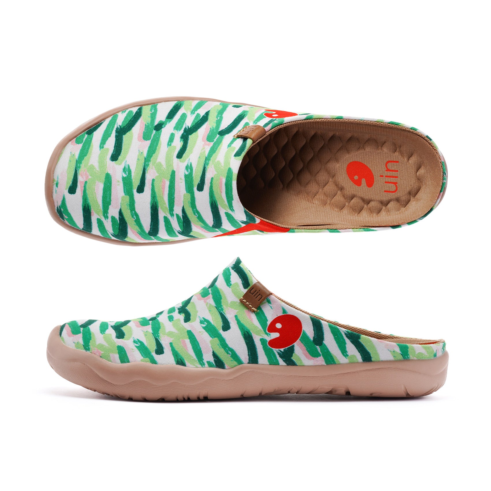 Van Gogh Wheatfield with Cypresses V2 Malaga Slipper Women