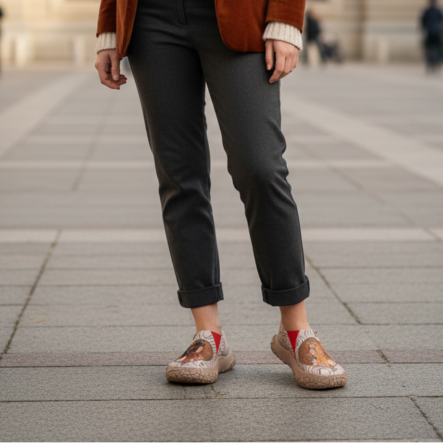 Alphonse Mucha Brunette & Blonde Toledo IV Women