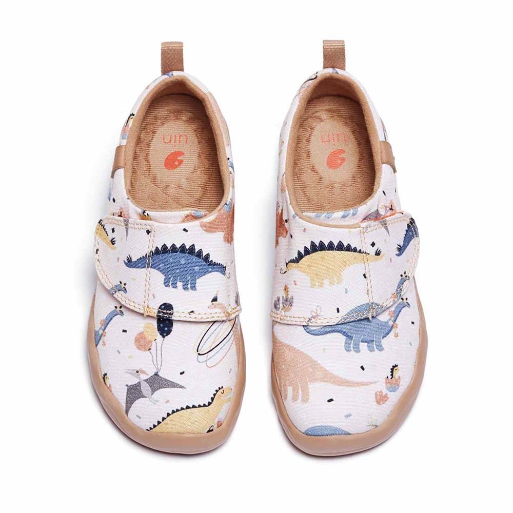 UIN Kids' Fashion Sneaker Colorful Painted Art Funny Walking