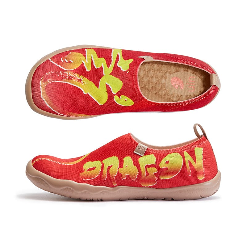 UIN Men's Travel Walking Shoes Slip On Knit Casual Loafers Comfort - Main Image