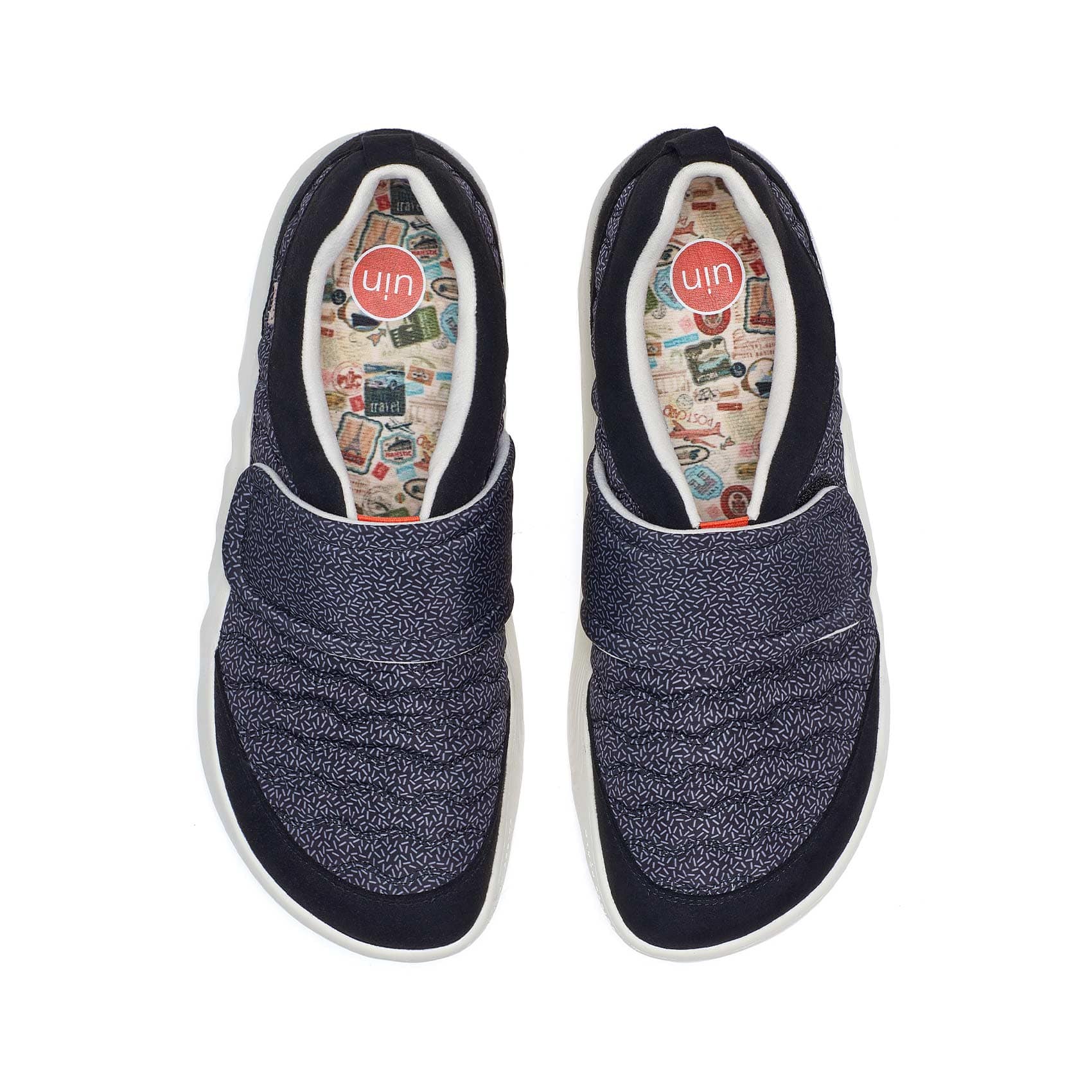 UIN Footwear Men Bouncing Black Mahon VIII Men Canvas loafers