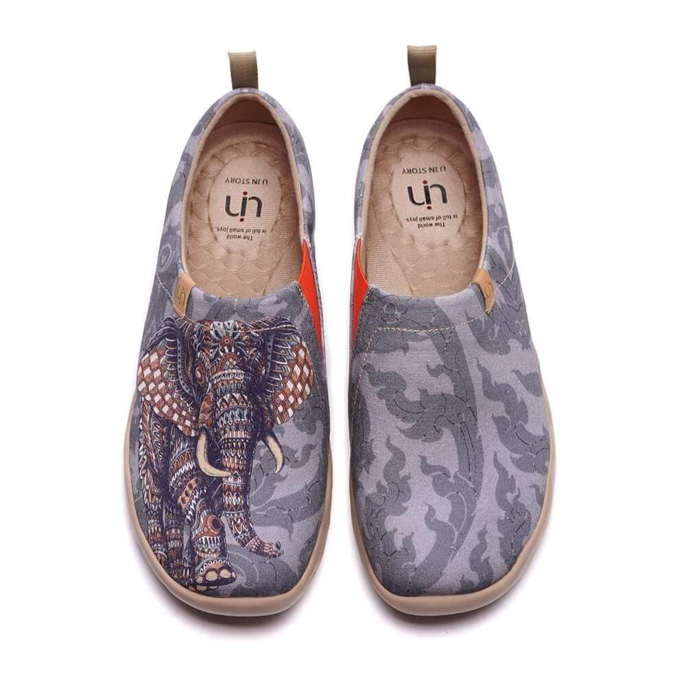 UIN Men\'s Loafers Painted Travel Shoes Canvas Walking Shoes The Best Companion) UIN Men main image 4