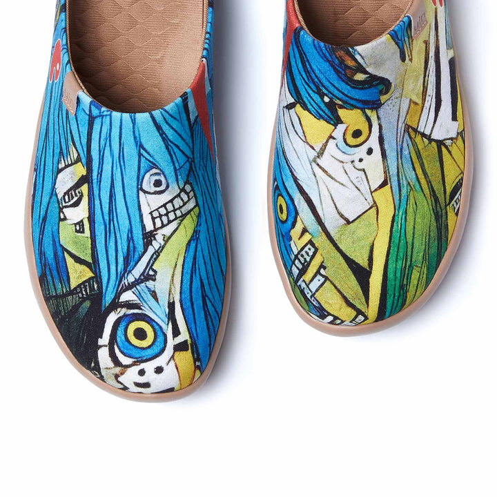 UIN Footwear Men Peek a Boo Malaga Men Canvas loafers