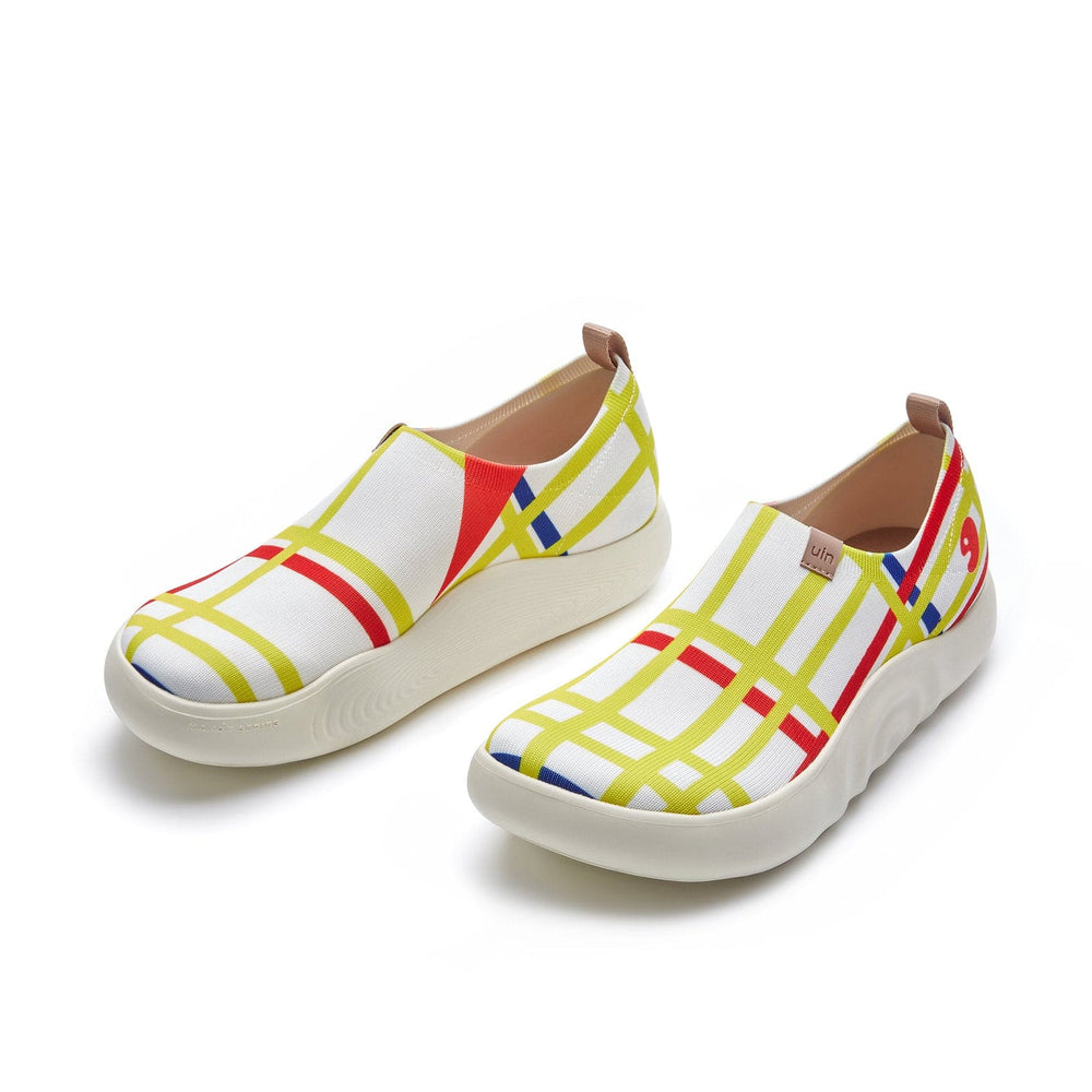 UIN Footwear Men Piet Mondrian New York City 2 Toledo X Men Canvas loafers