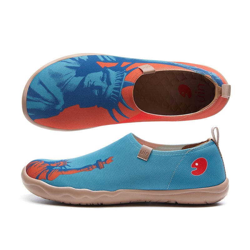 Stylish Orange and Teal Men\'s Loafers Swims | Shoes | Swims Braided Lace Mens Loafers Blue And  main image 2