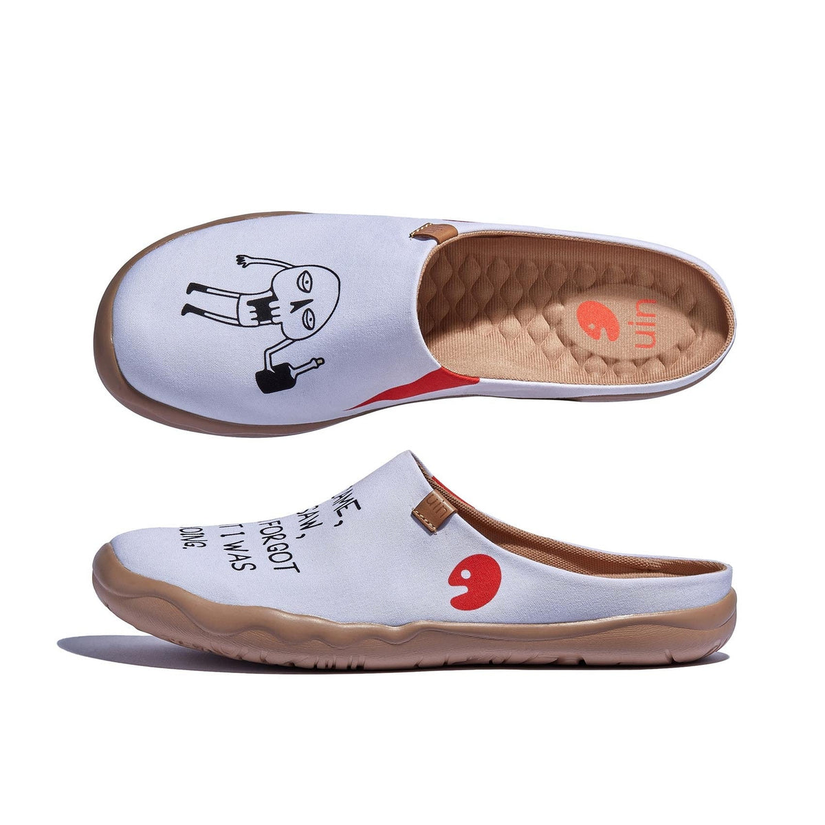 UIN Men\'s Slipper Comfort Mules Walking Casual Travel Shoes (Who Am I 3 Malaga) UIN Men main image 2