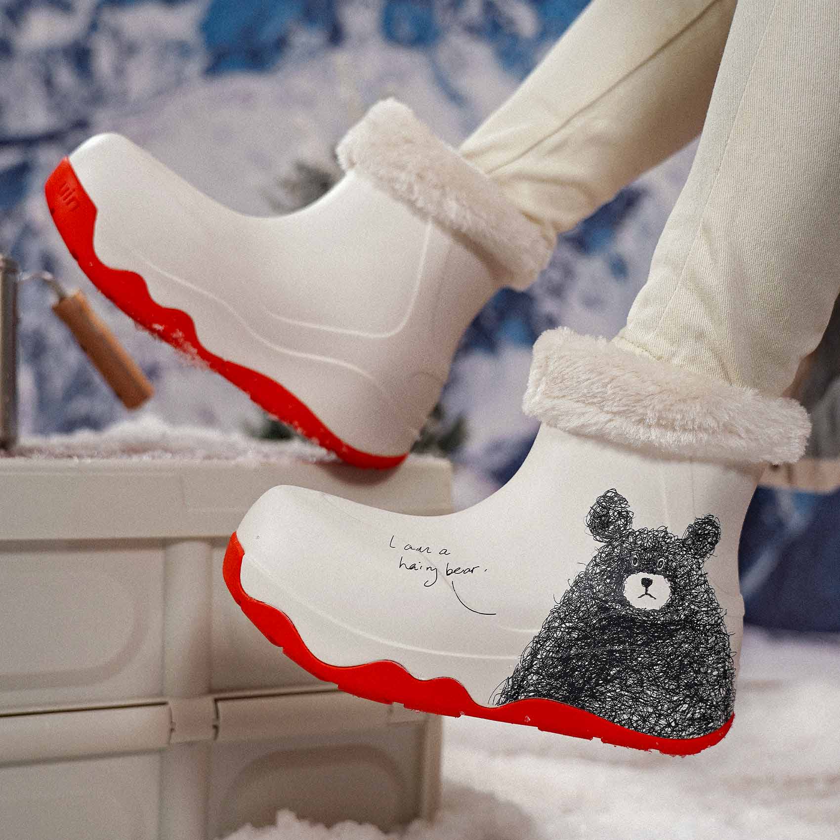 UIN Footwear Women Be With You Navarra Boots with Napped Linings Women Canvas loafers