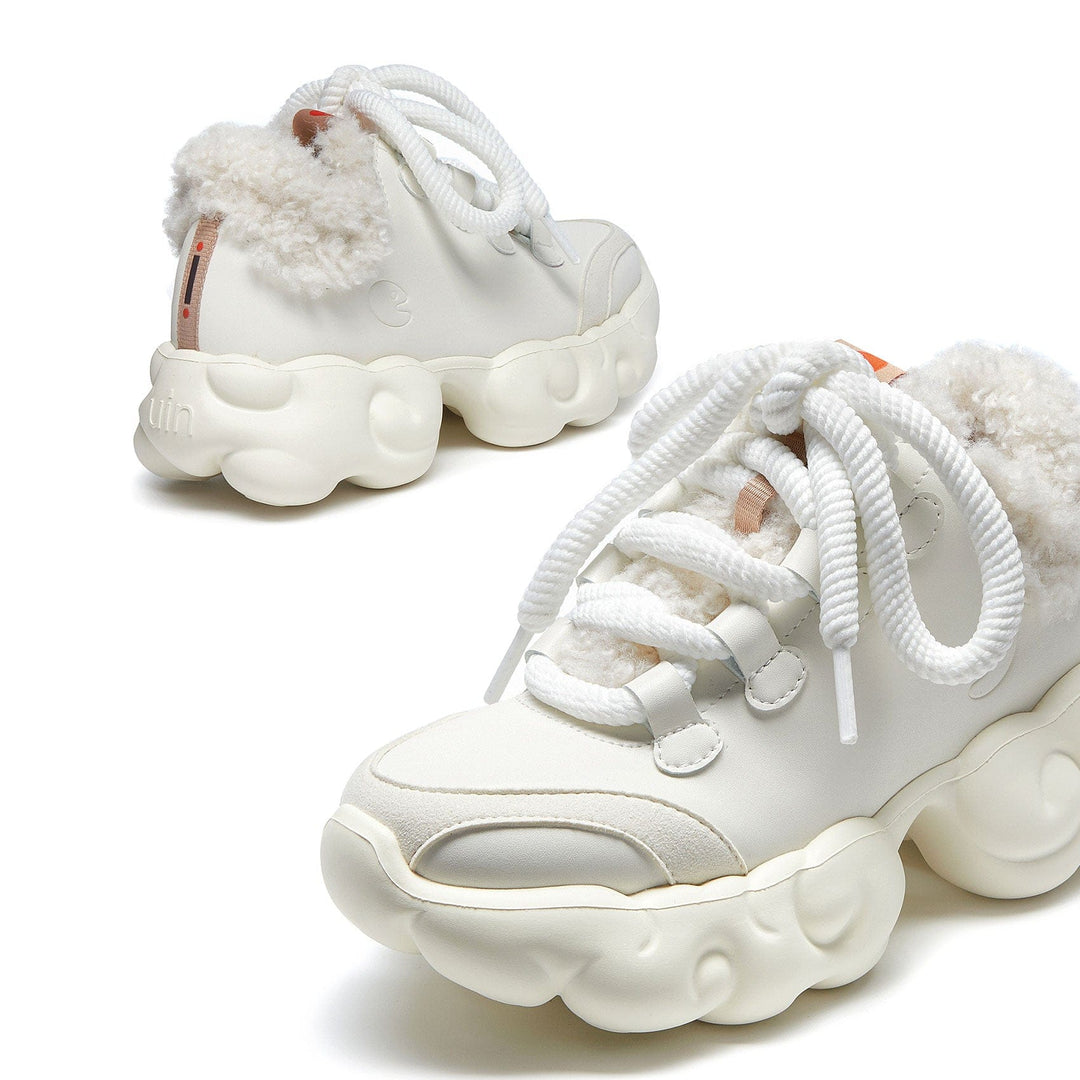 UIN Footwear Women Bright White Cloud III Women Canvas loafers