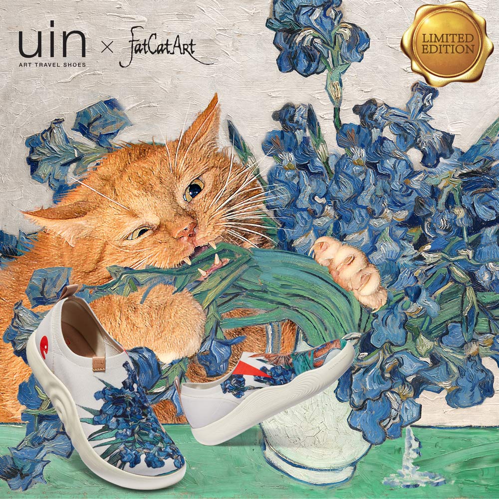 UIN Footwear Women Love Irises' Smell Toledo X Women Canvas loafers