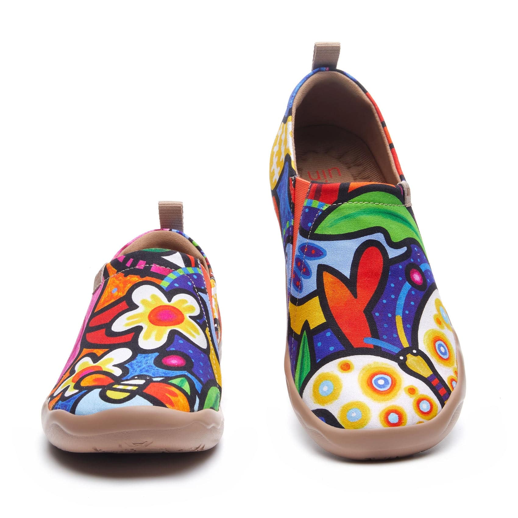 UIN Footwear Women Secret Garden Canvas loafers