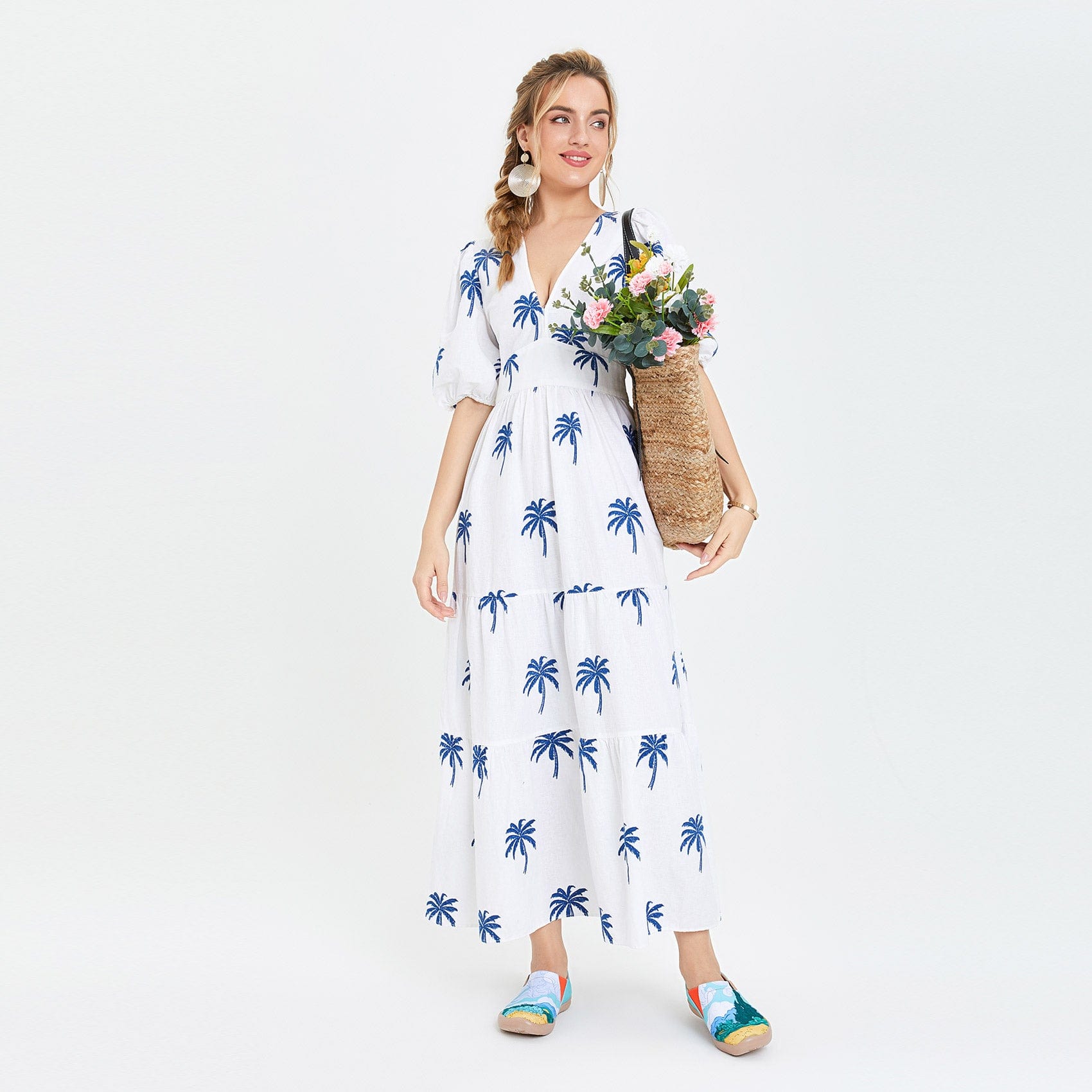 Van Gogh Wheatfield with Cypresses Toledo I Women