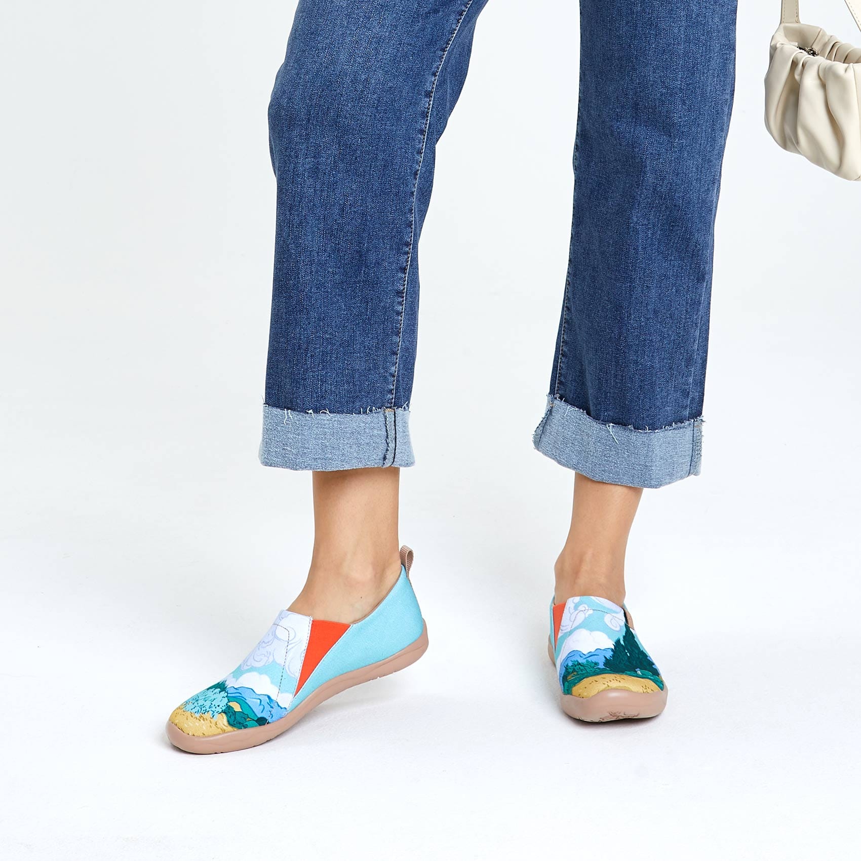 Van Gogh Wheatfield with Cypresses Toledo I Women