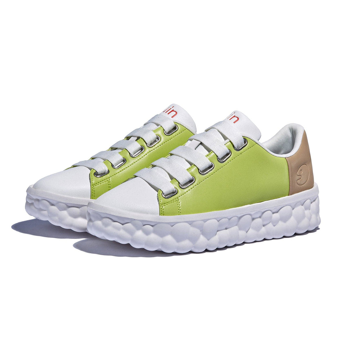 Colorful Sneakers with Green and Yellow Accents How to Style Colorful Sneakers: Pastel, Print & Bold Outfit  main image 3