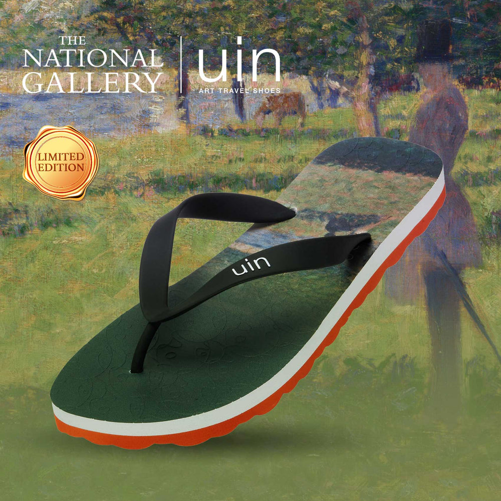 UIN Footwear Men Georges Seurat Study for 'La Grande Jatte������������������������������������������������������?Blanes Men Canvas loafers
