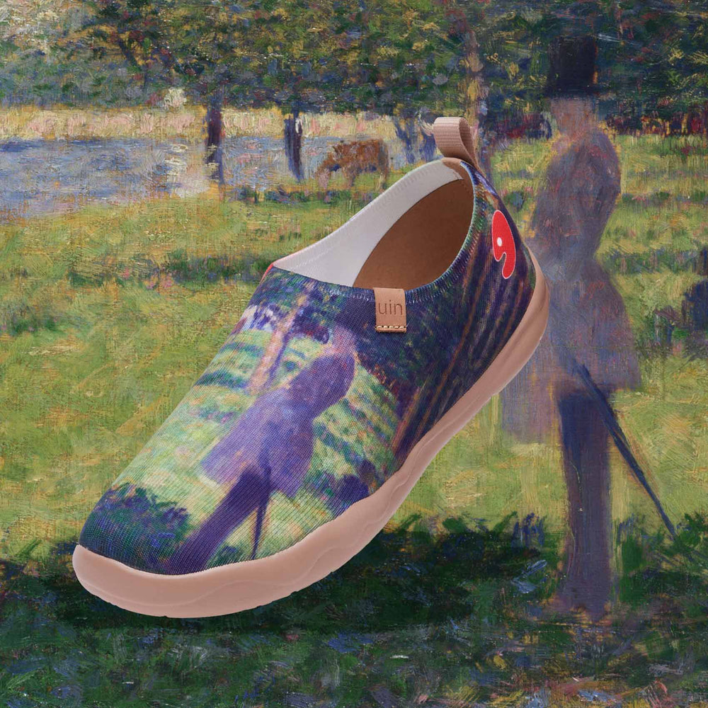 UIN Footwear Men Georges Seurat Study for 'La Grande Jatte������������������������������������������������������?Men Canvas loafers