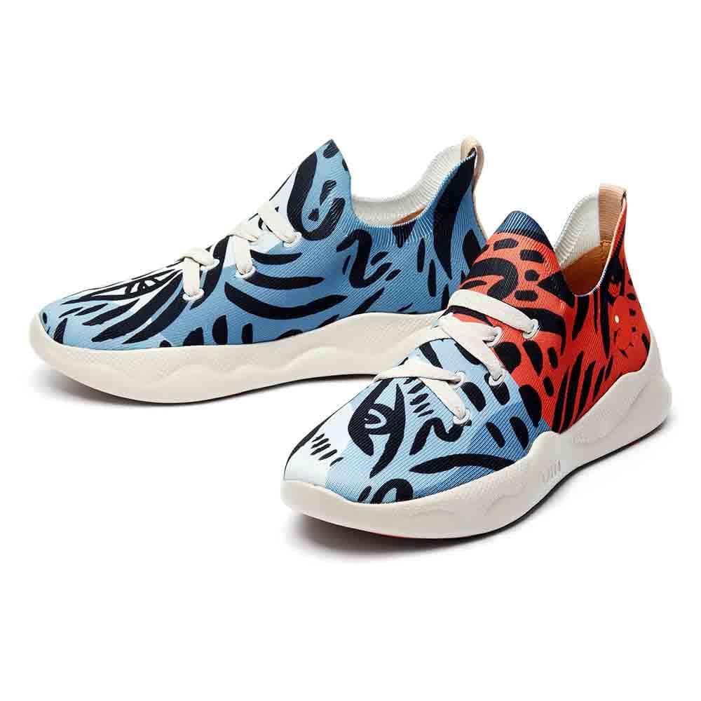 adidas gazelle silver green womens UIN Men's Fashion Sneakers Lightweight Walking Casual Slip Ons Comfortable  Art Painted Athletic Travel Shoes Leopard's Eyes Men