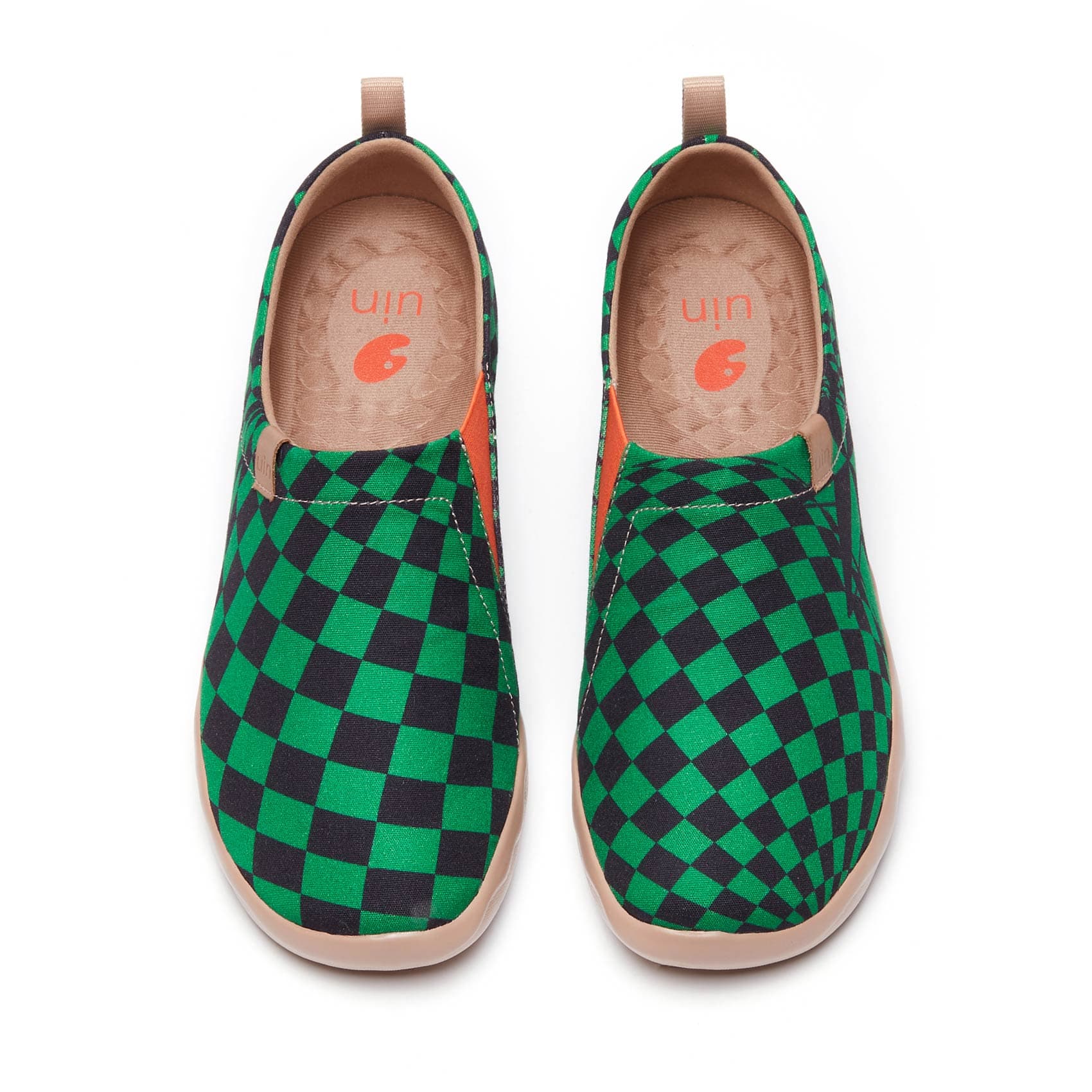 UIN Men's Walking Travel Shoes Slip On Canvas Casual Loafers