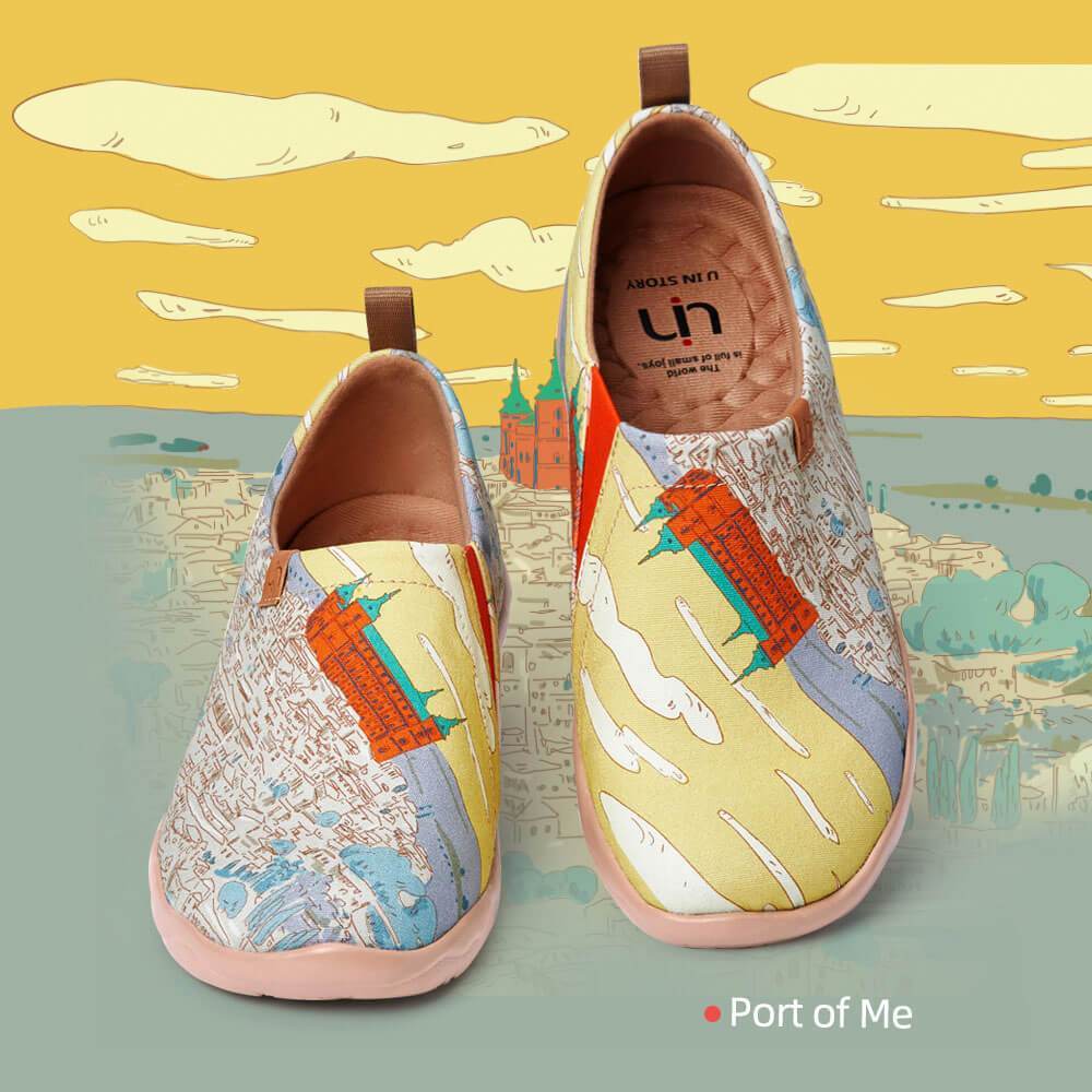 UIN Footwear Men Port of Me Canvas loafers