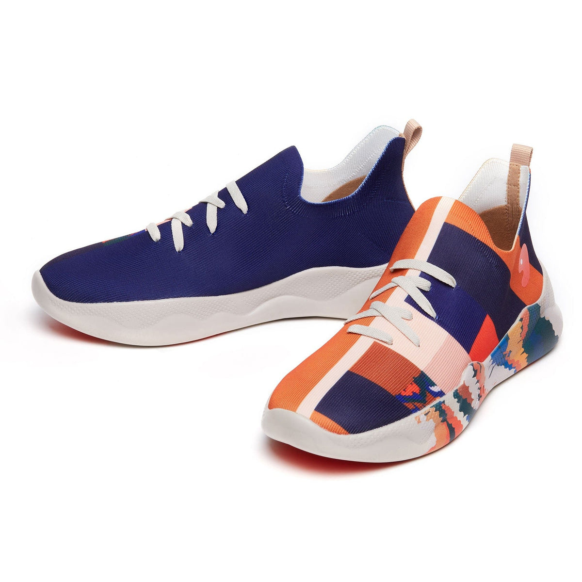 New! UIN Mijas Knitted Orange & Blue shoes size 10 Men’s UIN Men main image 3