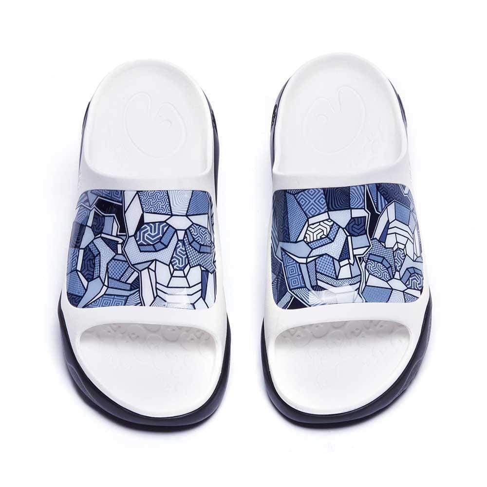 UIN Footwear Men Strange Rock Ibiza Slides Canvas loafers