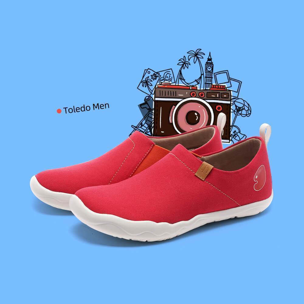 UIN Footwear Men Toledo Red Men Canvas loafers