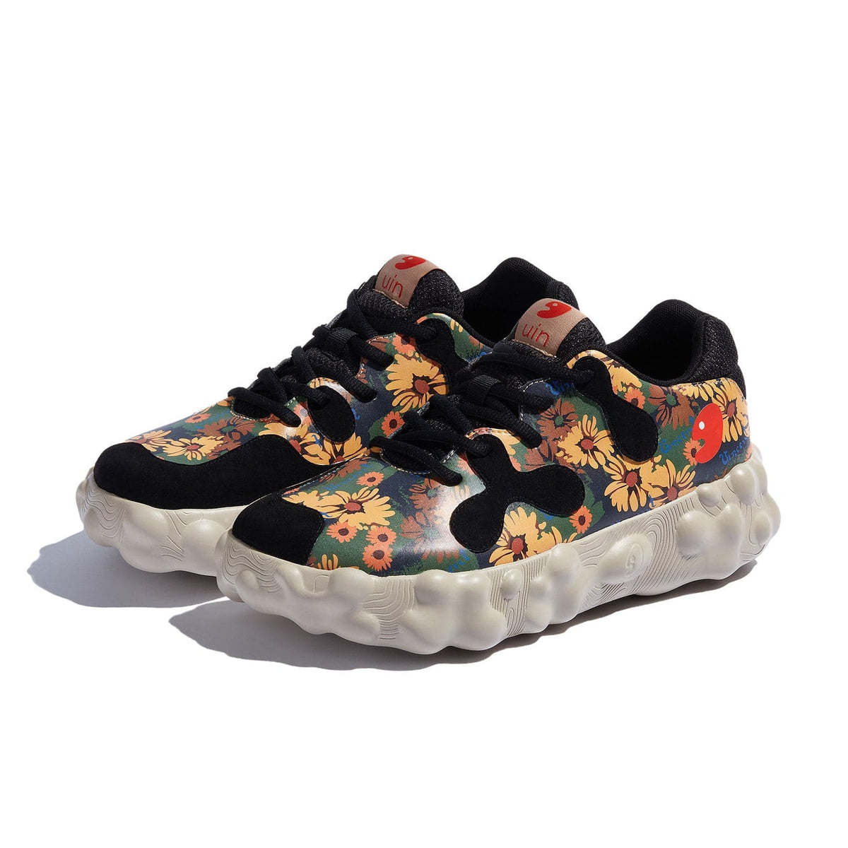 UIN Men\'s Walking Shoes Canvas Casual Comfort Loafers (Van Gogh Sunflowers) UIN Men main image 3