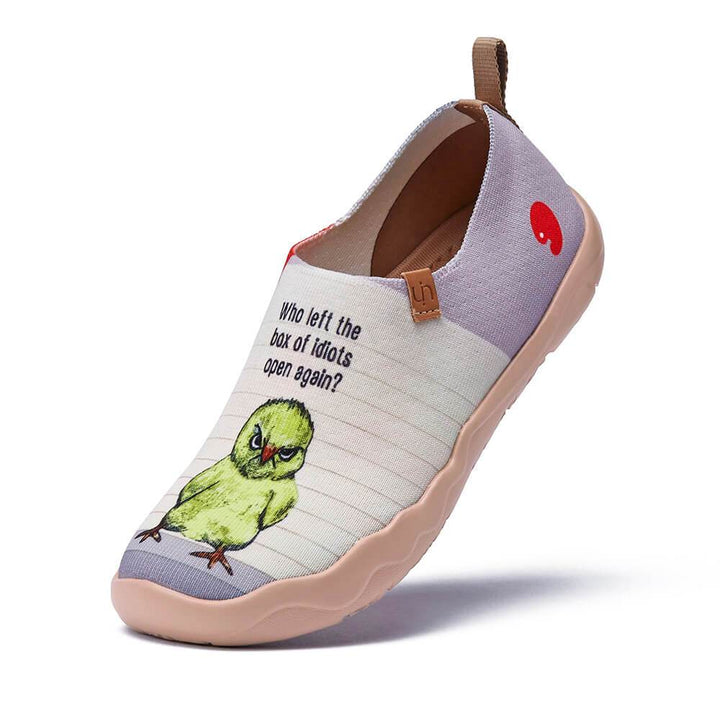 UIN Footwear Women Angry Chicken-US Local Delivery Canvas loafers