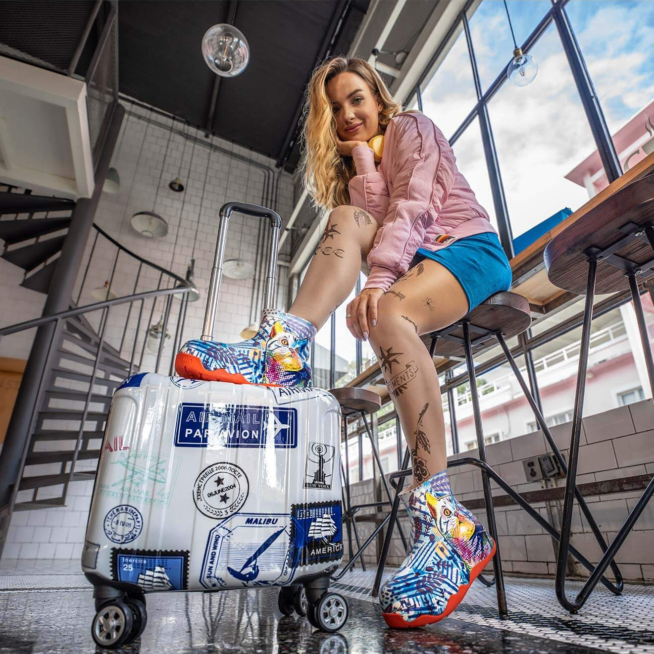 UIN Footwear Women Cheer Up Boots Women Canvas loafers