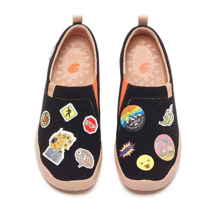 UIN Footwear Women Rhapsody of Journey / 5 DIY UIN With Themes Women Canvas loafers