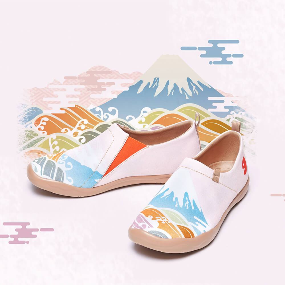 UIN Footwear Women SPRING IN MOUNT FUJI Canvas loafers