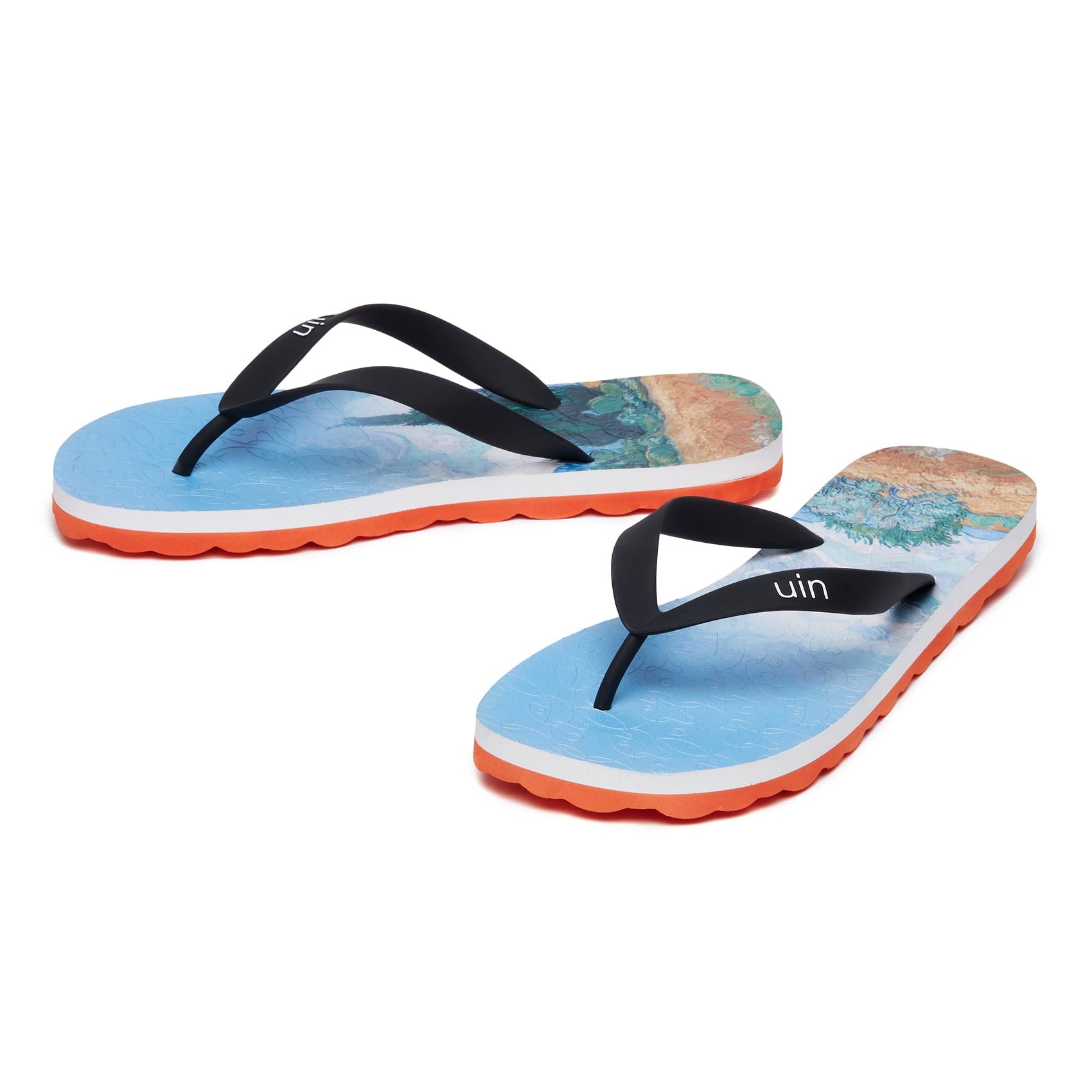 Van Gogh Wheatfield with Cypresses Blanes Men