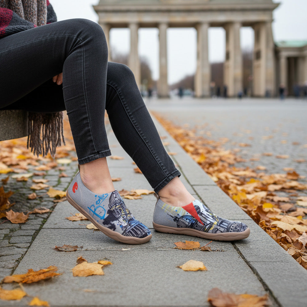 ★格安美品beautiful people medarion shoes UIN Women's Art Travel Shoes Slip On Casual Cozy Loafers