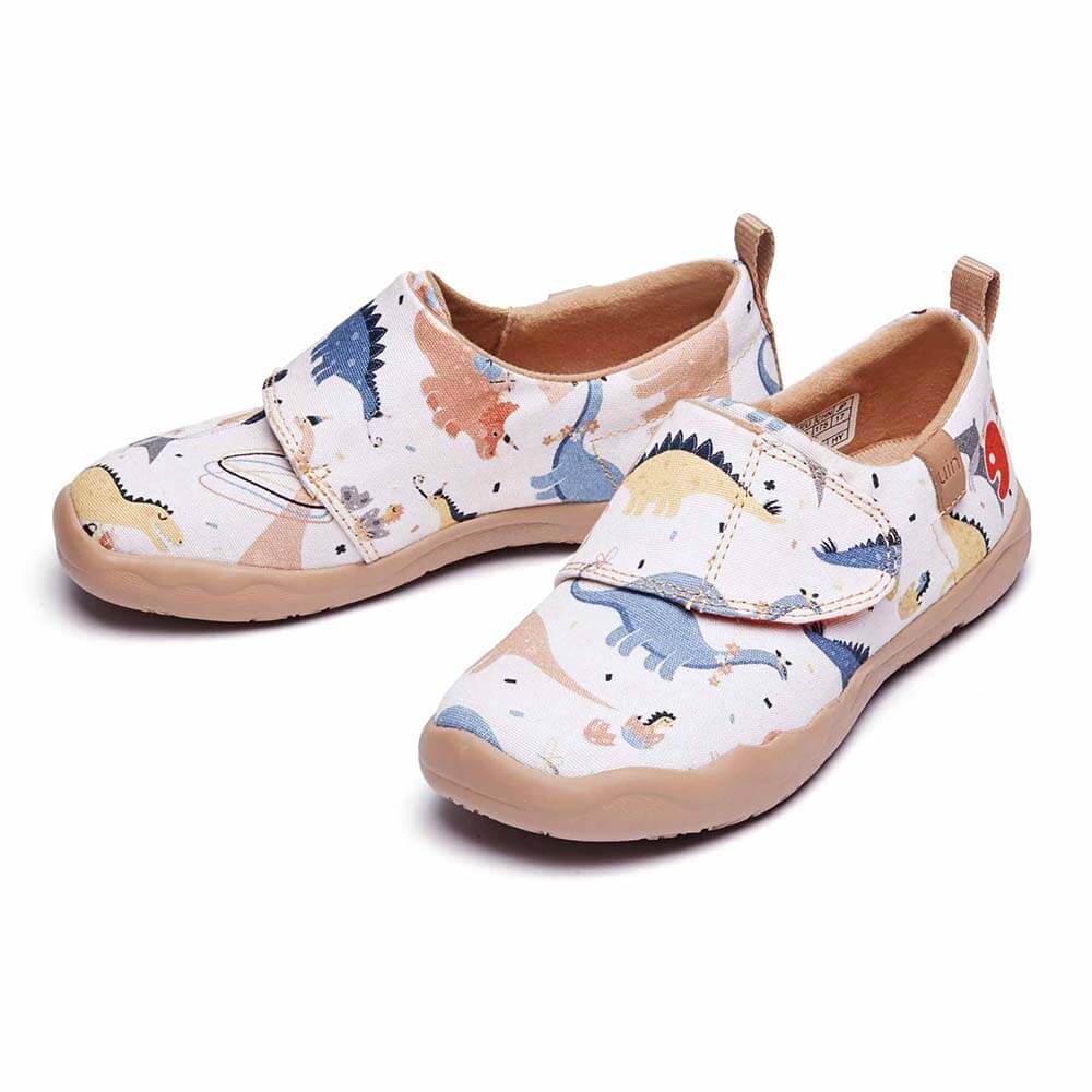 UIN Kids' Fashion Sneaker Colorful Painted Art Funny Walking