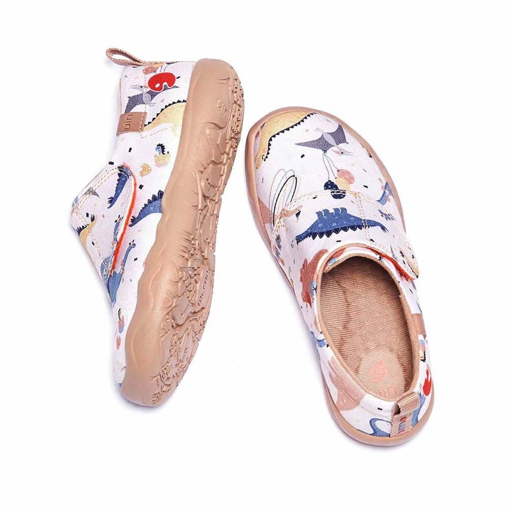 UIN Kids' Fashion Sneaker Colorful Painted Art Funny Walking