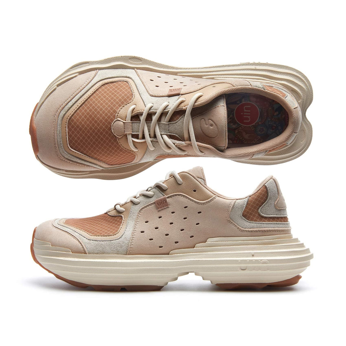 Hazelnut Rock Layer B3 Men Art Travel Shoes | UIN FOOTWEAR Official