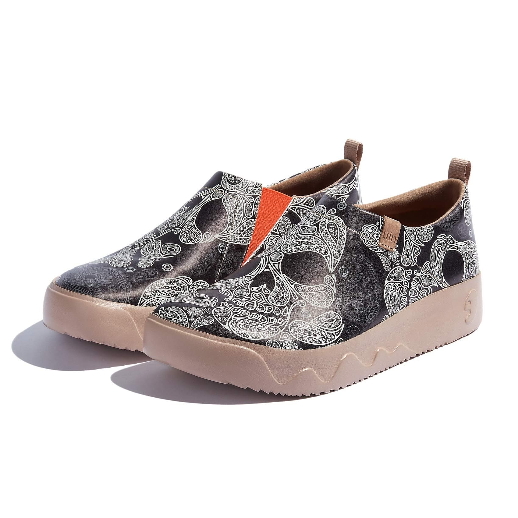 UIN Men's Art Travel Walking Shoes Slip On Casual Lightweight Wide