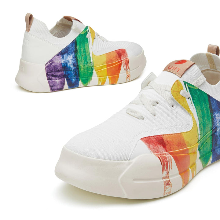 UIN Footwear Men Rainbow Crush Santander II Men Canvas loafers