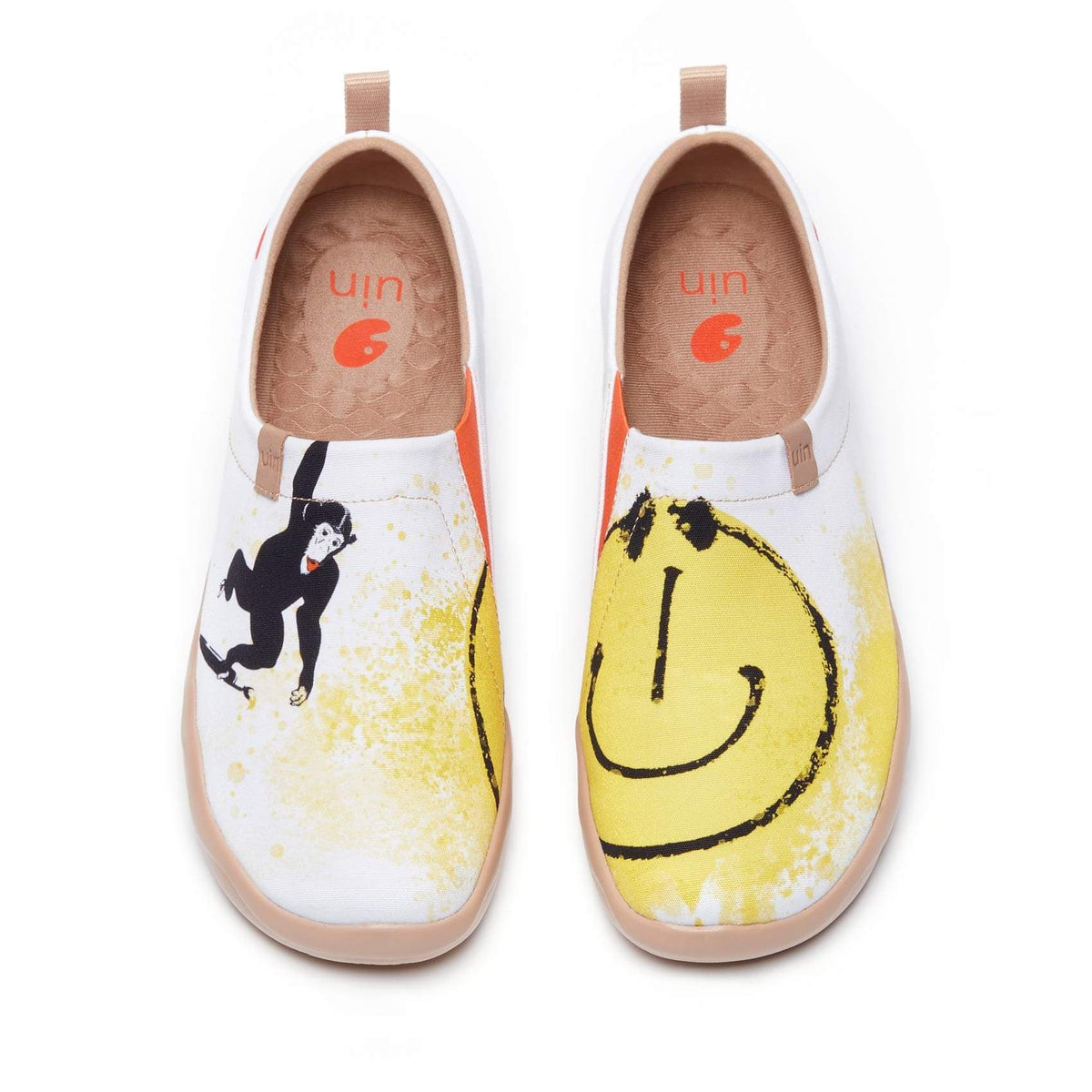Men’s 8 UIN Elephant Art Slip-On Shoes Canvas Travel Casual Loafers UIN Men main image 4