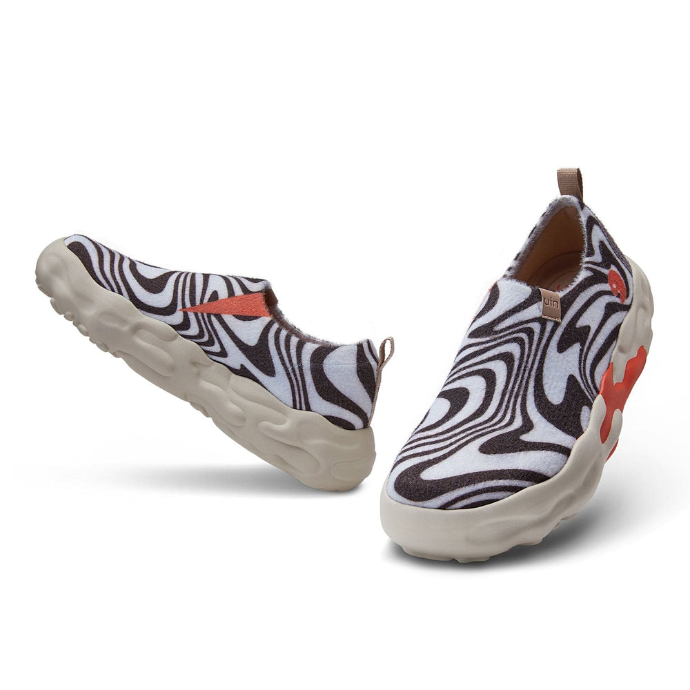 UIN Footwear Men Zebra Chocolate Toledo XIII Men Canvas loafers