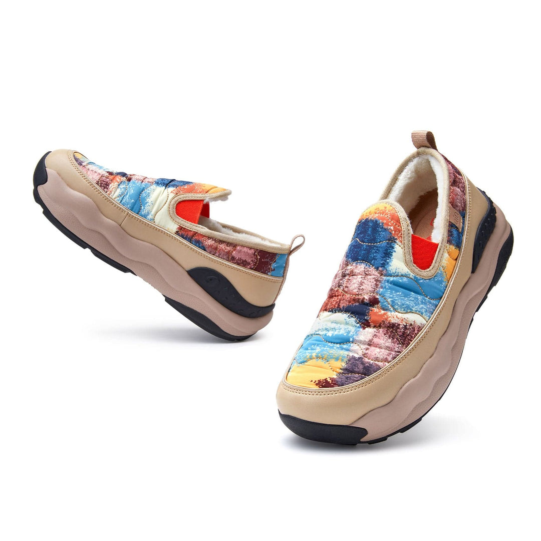 UIN Footwear Women Abstract Leopard Print San Diego VIII Women Canvas loafers